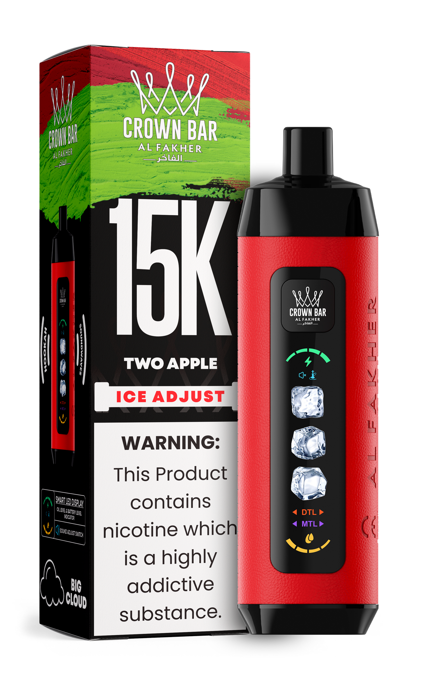 Al Fakher Hypermax | 15K Puffs - 0.6mg