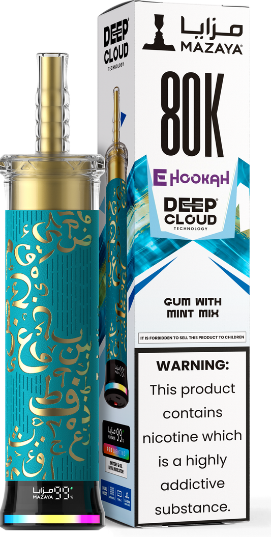 Mazaya Deep Cloud | 80k Puffs - 0.6mg