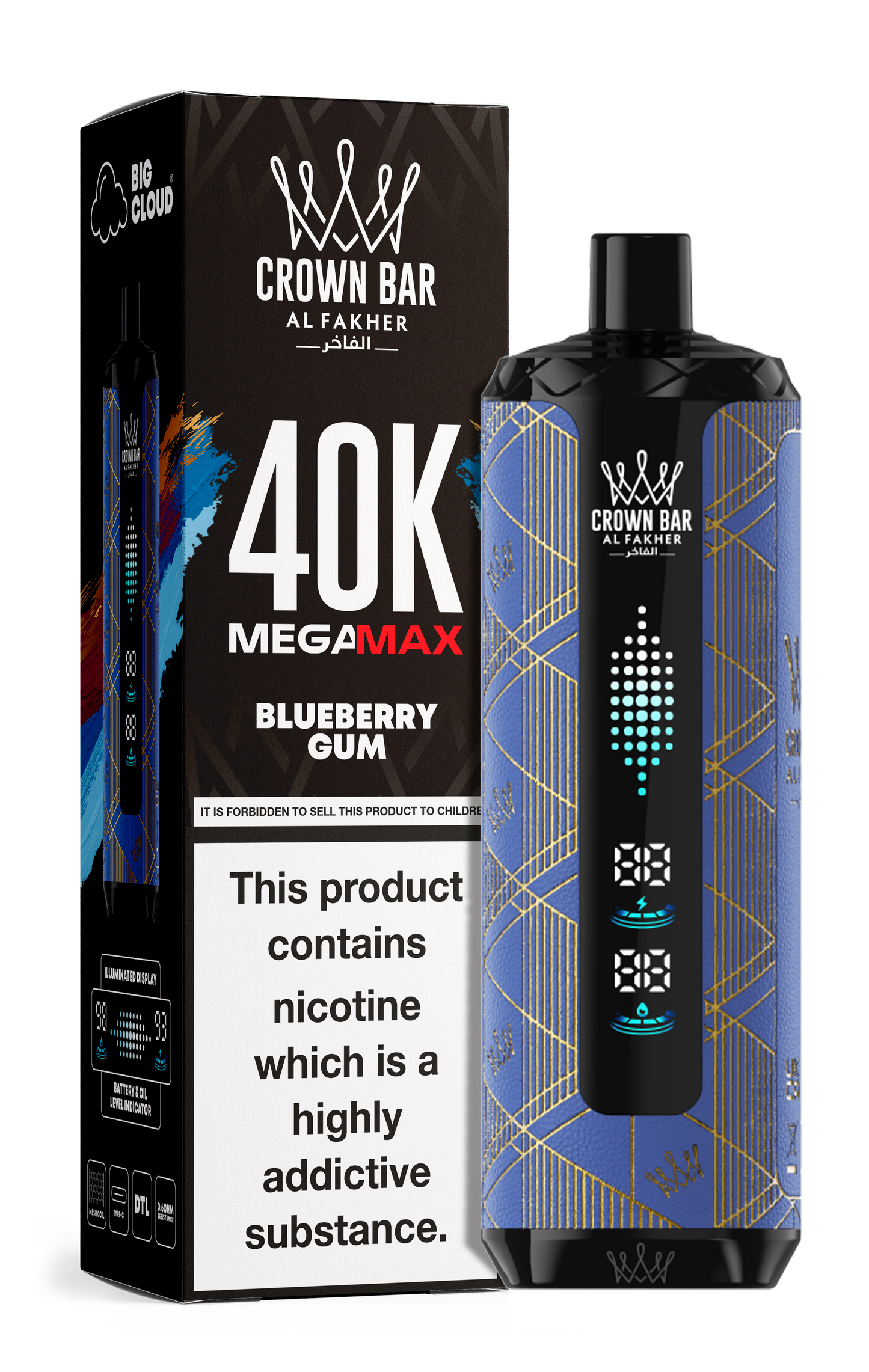 Al Fakher MegaMax | 40K Puffs - 0.6mg