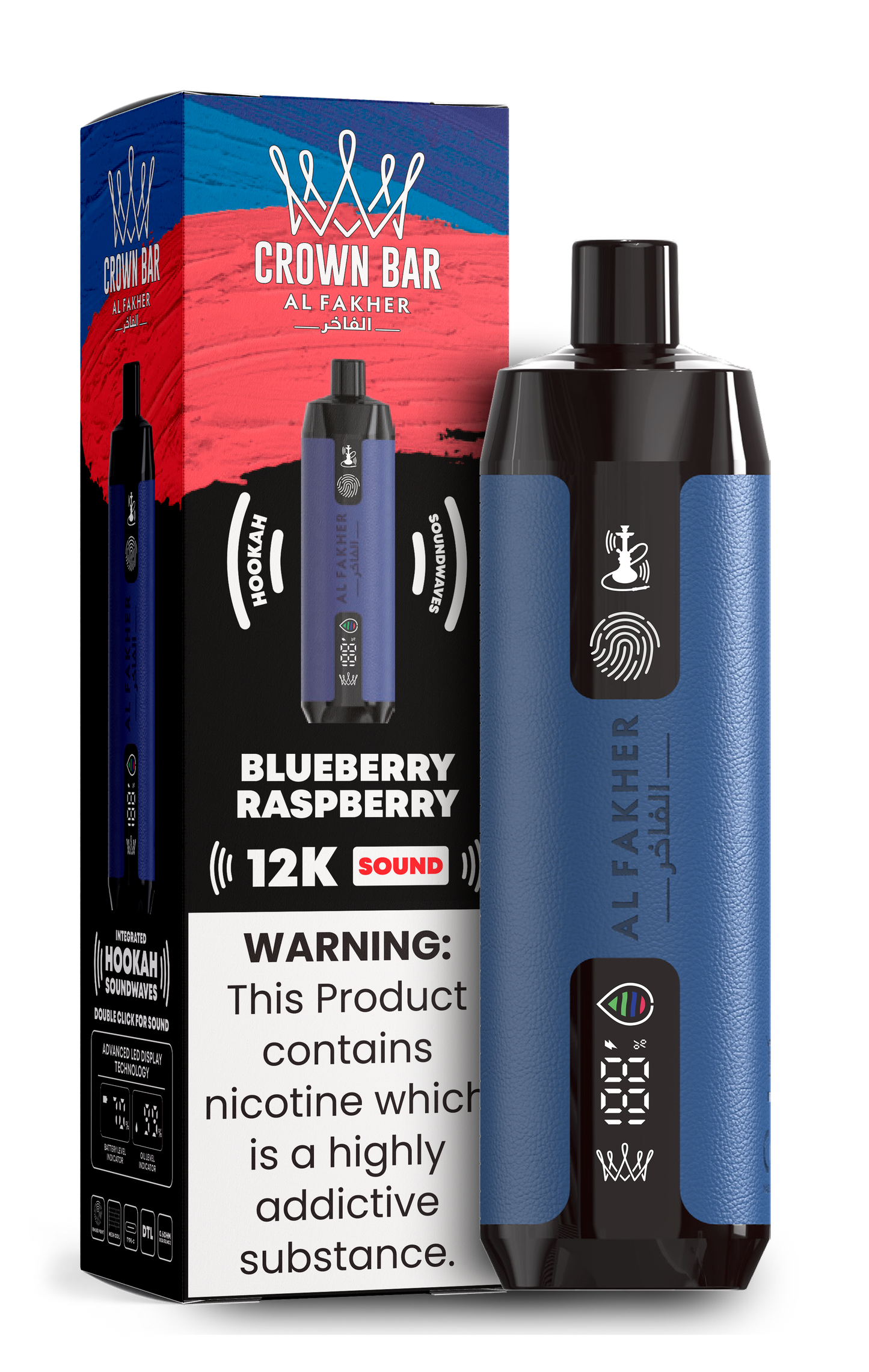 Al Fakher w/ Sound | 12k Puffs - 0.5mg