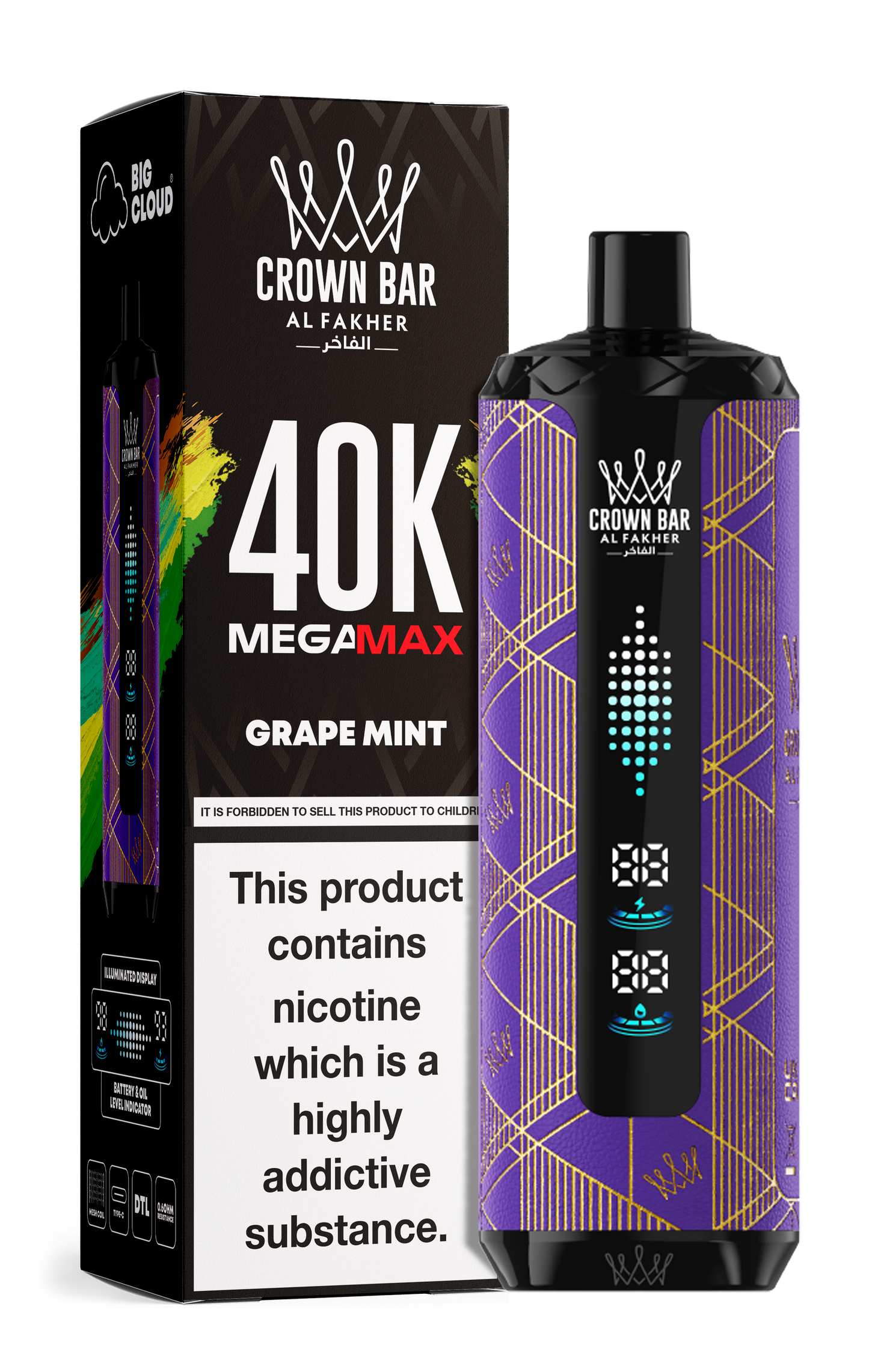 Al Fakher MegaMax | 40K Puffs - 0.6mg