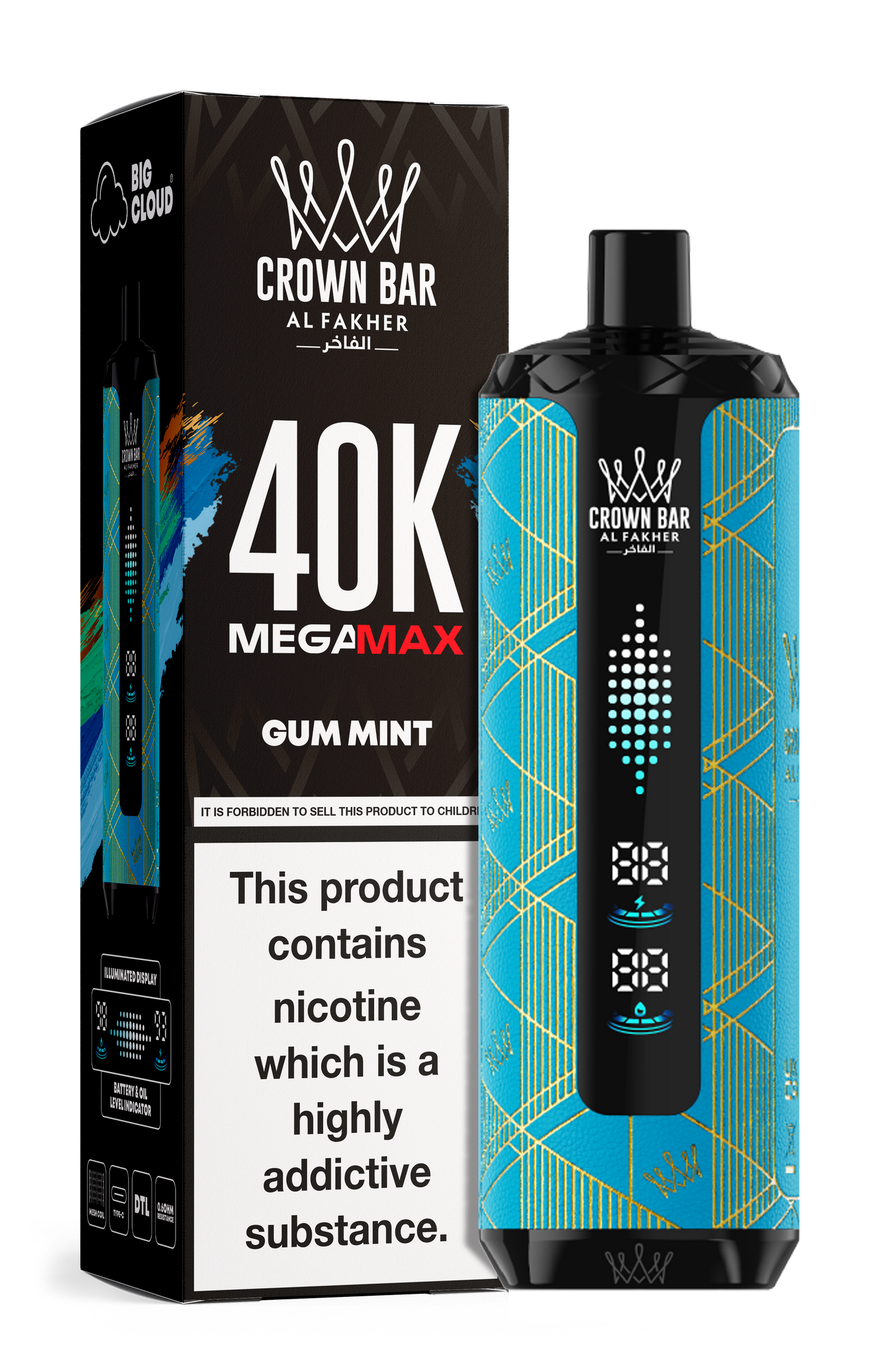 Al Fakher MegaMax | 40K Puffs - 0.6mg
