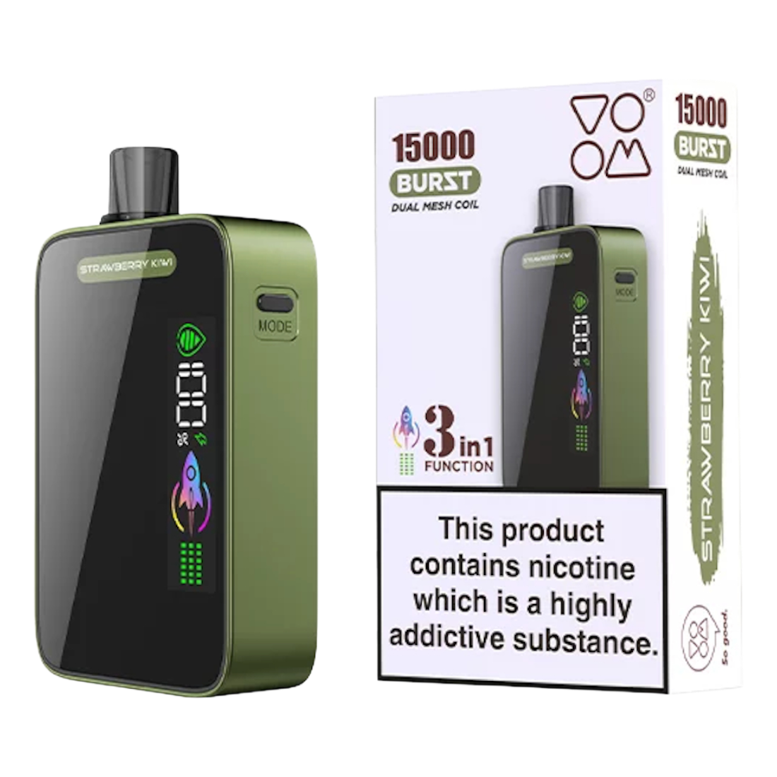 VOOM Burst 15k Puffs | 50mg/mL