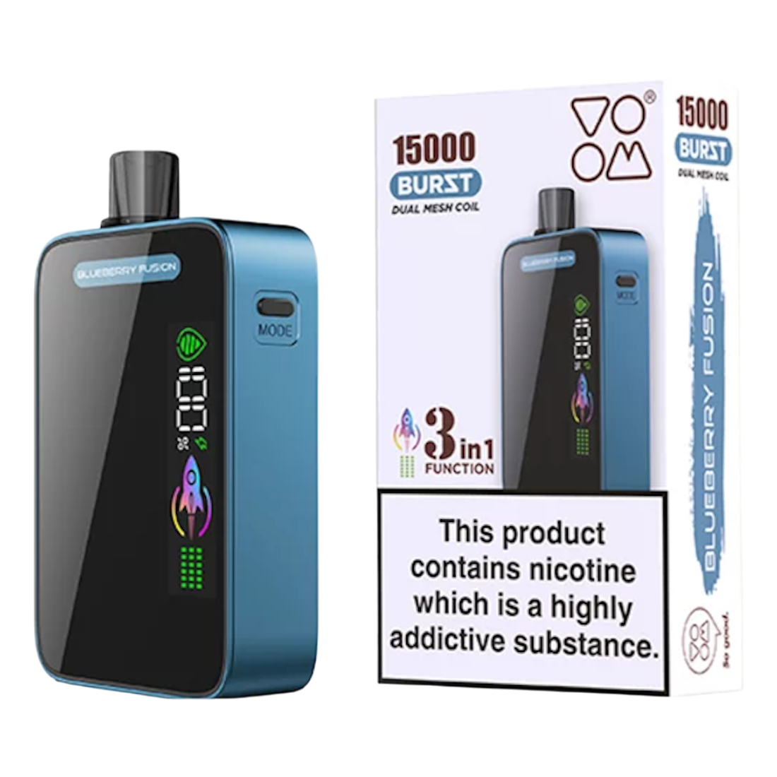 VOOM Burst 15k Puffs | 50mg/mL