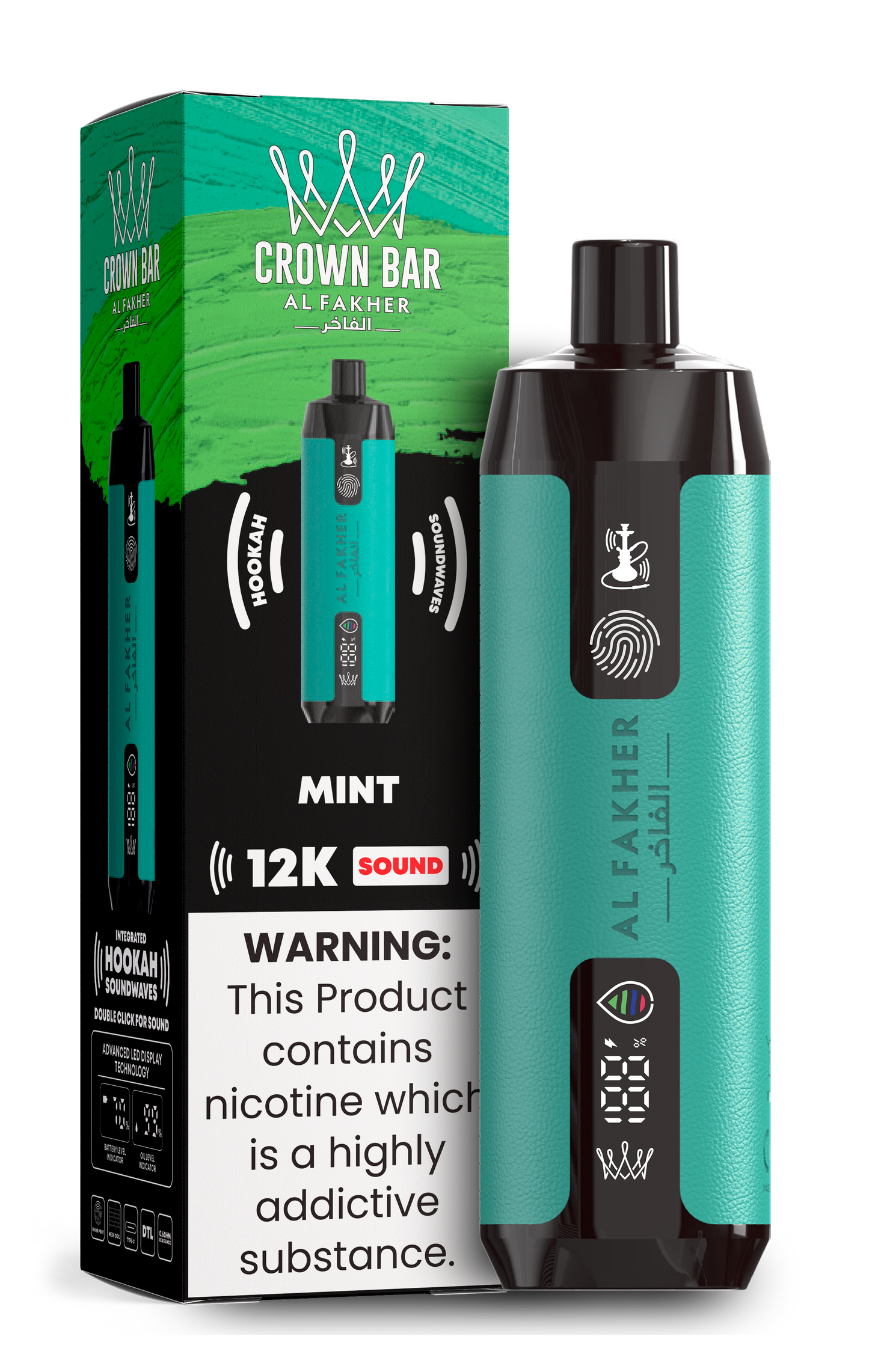 Al Fakher w/ Sound | 12k Puffs - 0.5mg