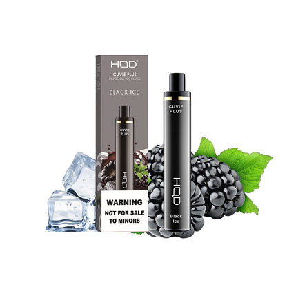 HQD Cuvie Plus | 1200 Puffs 50mg - Black Ice