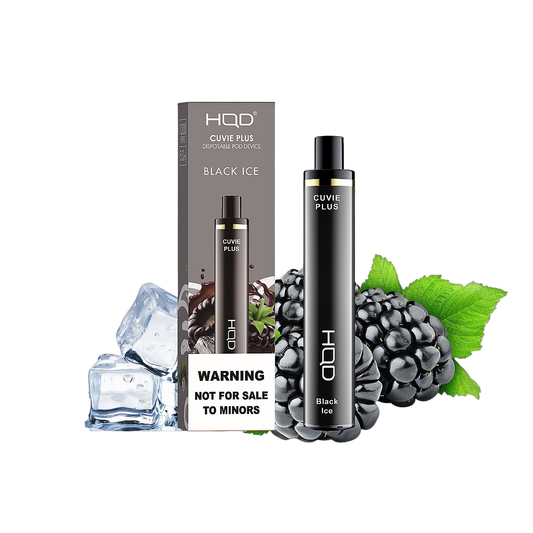 HQD Cuvie Plus | 1200 Puffs 50mg - Black Ice