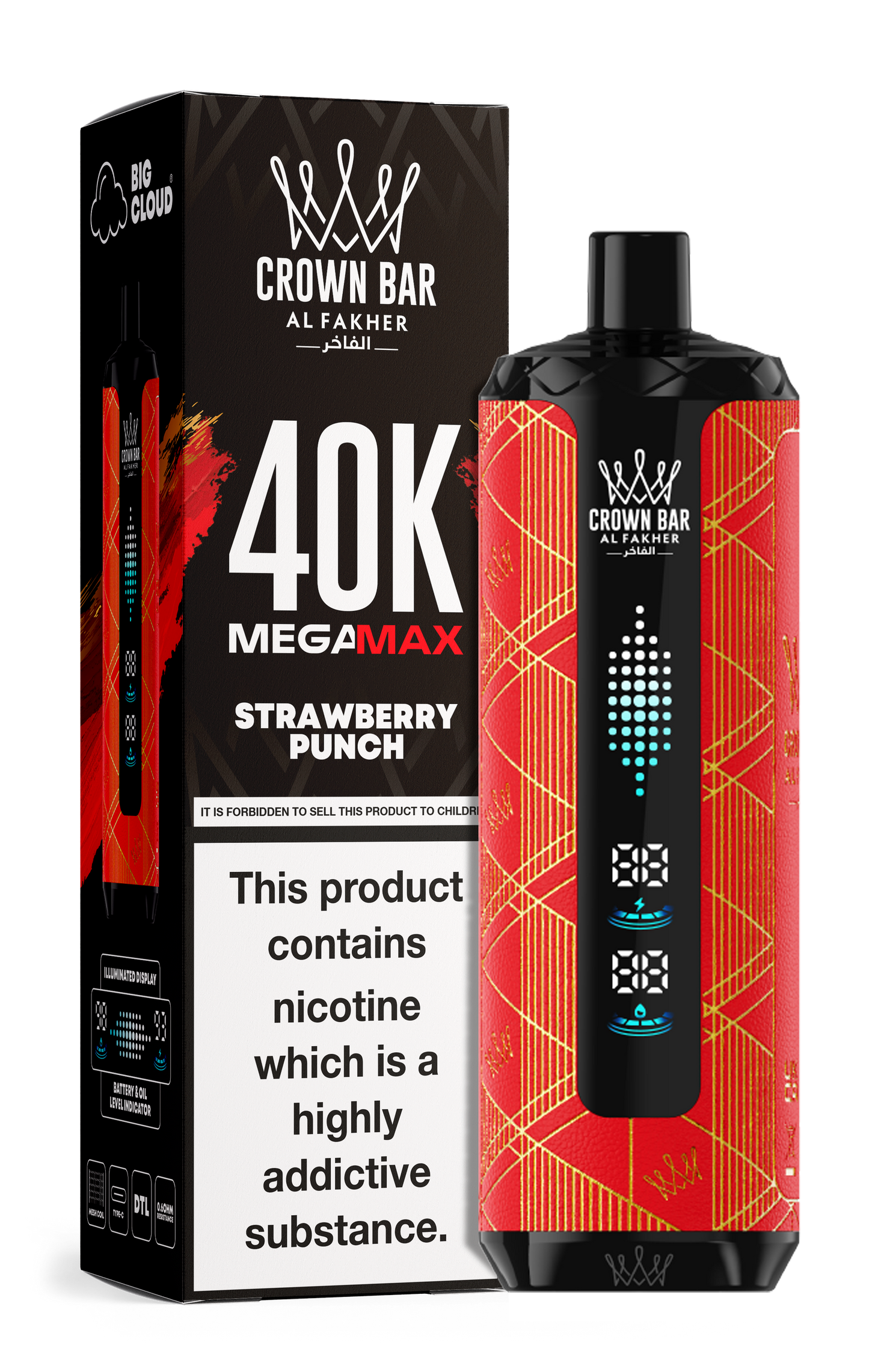 Al Fakher MegaMax | 40K Puffs - 0.6mg